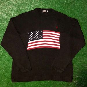 Vintage polo Ralph Lauren flag sweater